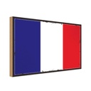 Holzschild 20x30 cm Frankreichs France Flagge Fahne Wappen