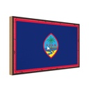 Holzschild 20x30 cm Guams Guam Flagge Fahne Wappen
