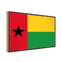 Holzschild 20x30 cm Guinea-Bissaus Guinea Flagge Fahne Wappen