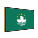Holzschild 20x30 cm Macaus Macau Flagge Fahne Wappen
