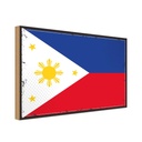 Holzschild 20x30 cm Philippinen Philippines Flagge Fahne Wappen