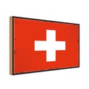 Holzschild 20x30 cm Schweiz Switzerland Flagge Fahne Wappen