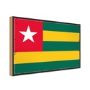Holzschild 20x30 cm Togos Togo Flagge Fahne Wappen