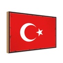 Holzschild 20x30 cm Türkei Turkey Flagge Fahne Wappen