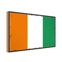Holzschild 20x30 cm Elfenbeinküste Ivory Coast Flagge Fahne Wappen