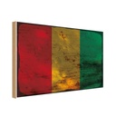 Holzschild 20x30 cm Guinea Rost Flagge Fahne Wappen