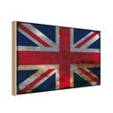 Holzschild 20x30 cm Union Jack United Kingdom Rost Flagge Fahne Wappen