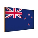 Holzschild 20x30 cm Neuseeland New Zealand Vintage Flagge Fahne Wappen