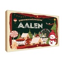 Holzschild 20x30 cm Weihnachten AALEN