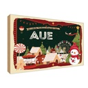 Holzschild 20x30 cm Weihnachten aus AUE
