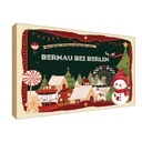 Holzschild 20x30 cm Weihnachten BERNAU bei BERLIN