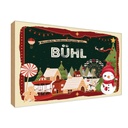 Holzschild 20x30 cm Weihnachten BÜHL