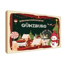 Holzschild 20x30 cm Weihnachten GÜNZBURG