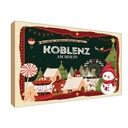 Holzschild 20x30 cm Weihnachten KOBLENZ AM RHEIN