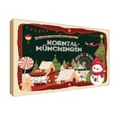 Holzschild 20x30 cm Weihnachten KORNTAL-MÜNCHINGEN