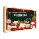 Holzschild 20x30 cm Weihnachten NEUBURG AN DER DONAU