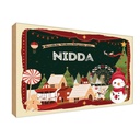 Holzschild 20x30 cm Weihnachten NIDDA