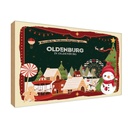 Holzschild 20x30 cm Weihnachten aus OLDENBURG IN