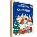 Holzschild 30x20 cm Weihnachtsgrüße COESFELD Weihnachten