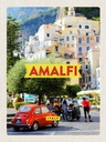 Holzschild 30x20 cm Amalfi Italy Ferien Bildmotiv Reisemotiv Abenteuer Reisen