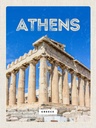 Holzschild 30x20 cm Athen Greece Akropolis Bildmotiv Reisemotiv Abenteuer Reisen