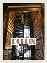 Holzschild 30x20 cm Retro Dublin Ireland Bibliothek Bildmotiv Reisemotiv Abenteuer Reisen