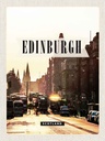 Holzschild 30x20 cm Edinburgh Scotland Reiseziel Bildmotiv Reisemotiv Abenteuer Reisen