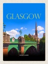 Holzschild 30x20 cm Glasgow Scotland Hafenstadt Bildmotiv Reisemotiv Abenteuer Reisen