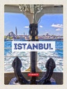 Holzschild 30x20 cm Istanbul Turkey Anker Meer Bildmotiv Reisemotiv Abenteuer Reisen
