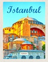 Holzschild 30x20 cm Istanbul Turkey Bild Urlaub Bildmotiv Reisemotiv Abenteuer Reisen