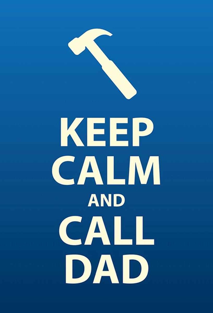 Holzschild 30x20 cm Keep calm and call Dad