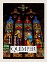 Holzschild 30x20 cm Quimper Saint Corentin Kathedrale Bildmotiv Reisemotiv Abenteuer Reisen