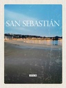 Holzschild 30x20 cm Retro San Sebastian Spain Strand Meer Bildmotiv Reisemotiv Abenteuer Reisen