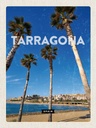 Holzschild 30x20 cm Tarragona Spanien Palmen mit Meerblick Bildmotiv Reisemotiv Abenteuer Reisen