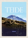 Holzschild 30x20 cm Retro Teide Spain höchste Berg Bildmotiv Reisemotiv Abenteuer Reisen