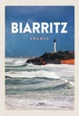Holzschild 30x20 cm Biarritz France Meer Urlaub Bildmotiv Reisemotiv Abenteuer Reisen