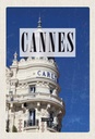 Holzschild 30x20 cm Cannes France Carlton Hotel Bildmotiv Reisemotiv Abenteuer Reisen