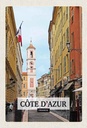 Holzschild 30x20 cm Côte d'Azur France Reiseziel Bildmotiv Reisemotiv Abenteuer Reisen
