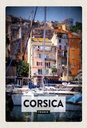 Holzschild 30x20 cm Corsica France Urlaubsort Bildmotiv Reisemotiv Abenteuer Reisen
