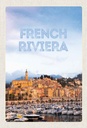 Holzschild 30x20 cm French Riviera Panorama Bild Bildmotiv Reisemotiv Abenteuer Reisen