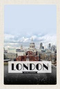 Holzschild 30x20 cm London United Kingdom Foto Poster Bildmotiv Reisemotiv Abenteuer Reisen