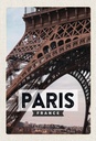 Holzschild 30x20 cm Paris France Reiseziel Tourismus Bildmotiv Reisemotiv Abenteuer Reisen