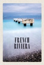 Holzschild 30x20 cm French Riviera Poster Retro Bildmotiv Reisemotiv Abenteuer Reisen