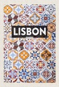 Holzschild 30x20 cm Lisbon Portugal Mosaik Kunst Bildmotiv Reisemotiv Abenteuer Reisen