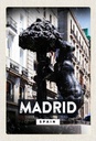 Holzschild 30x20 cm Madrid Spain Statue des Bären Bildmotiv Reisemotiv Abenteuer Reisen
