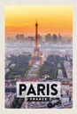 Holzschild 30x20 cm Paris Frankreich Eiffelturm