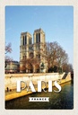 Holzschild 30x20 cm Paris Frankreich Notre-Dame