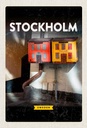 Holzschild 30x20 cm Stockholm Schweden Haus Kunst Bildmotiv Reisemotiv Abenteuer Reisen