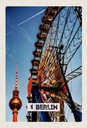 Holzschild 30x20 cm Berlin Deutschland Kirmes Bildmotiv Reisemotiv Abenteuer Reisen