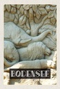 Holzschild 30x20 cm Bodensee Deutschland Tiere Statue Bildmotiv Reisemotiv Abenteuer Reisen